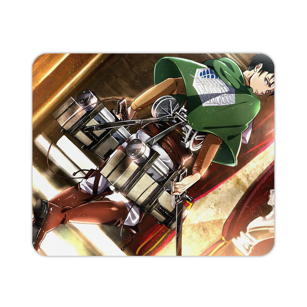 （画像用） 進撃の巨人 Attack on Titan マウスパッド ステッチ加工 ラバー素材 防水 滑り止め 超薄型 ゲーミング/オフィス対応
