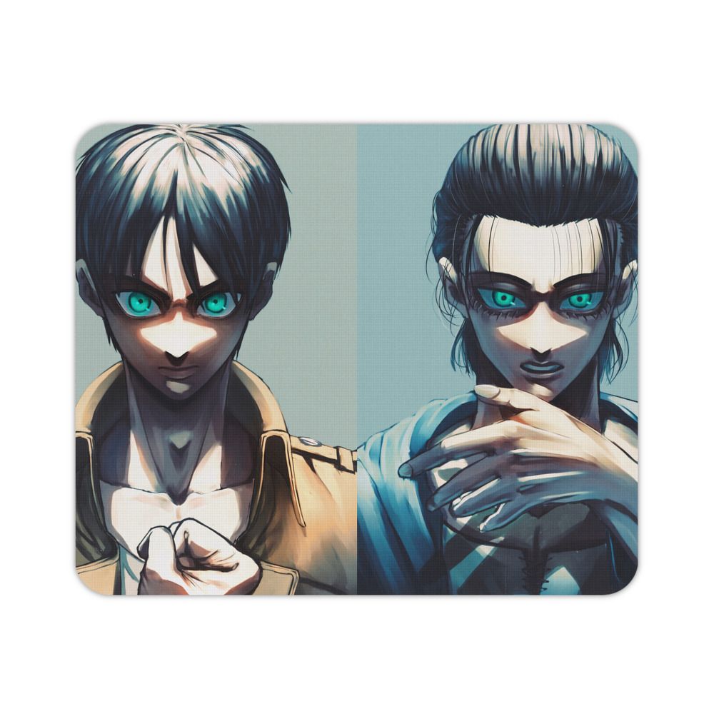 （画像用） 進撃の巨人 Attack on Titan マウスパッド ステッチ加工 ラバー素材 防水 滑り止め 超薄型 ゲーミング/オフィス対応