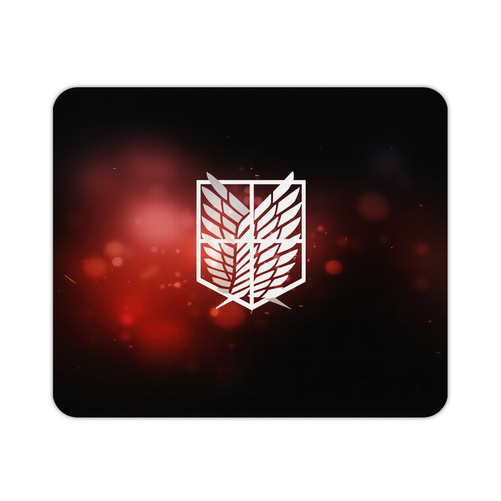 （画像用） 進撃の巨人 Attack on Titan マウスパッド ステッチ加工 ラバー素材 防水 滑り止め 超薄型 ゲーミング/オフィス対応
