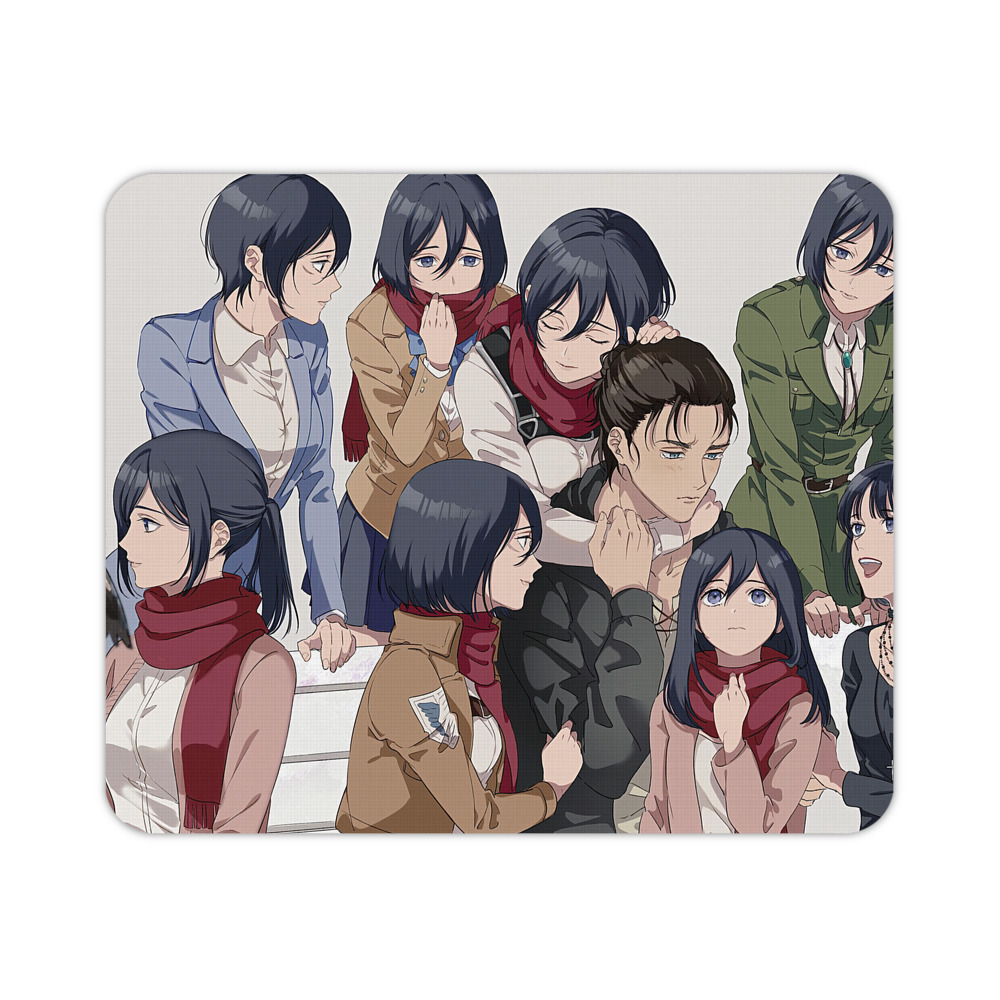 （画像用） 進撃の巨人 Attack on Titan マウスパッド ステッチ加工 ラバー素材 防水 滑り止め 超薄型 ゲーミング/オフィス対応