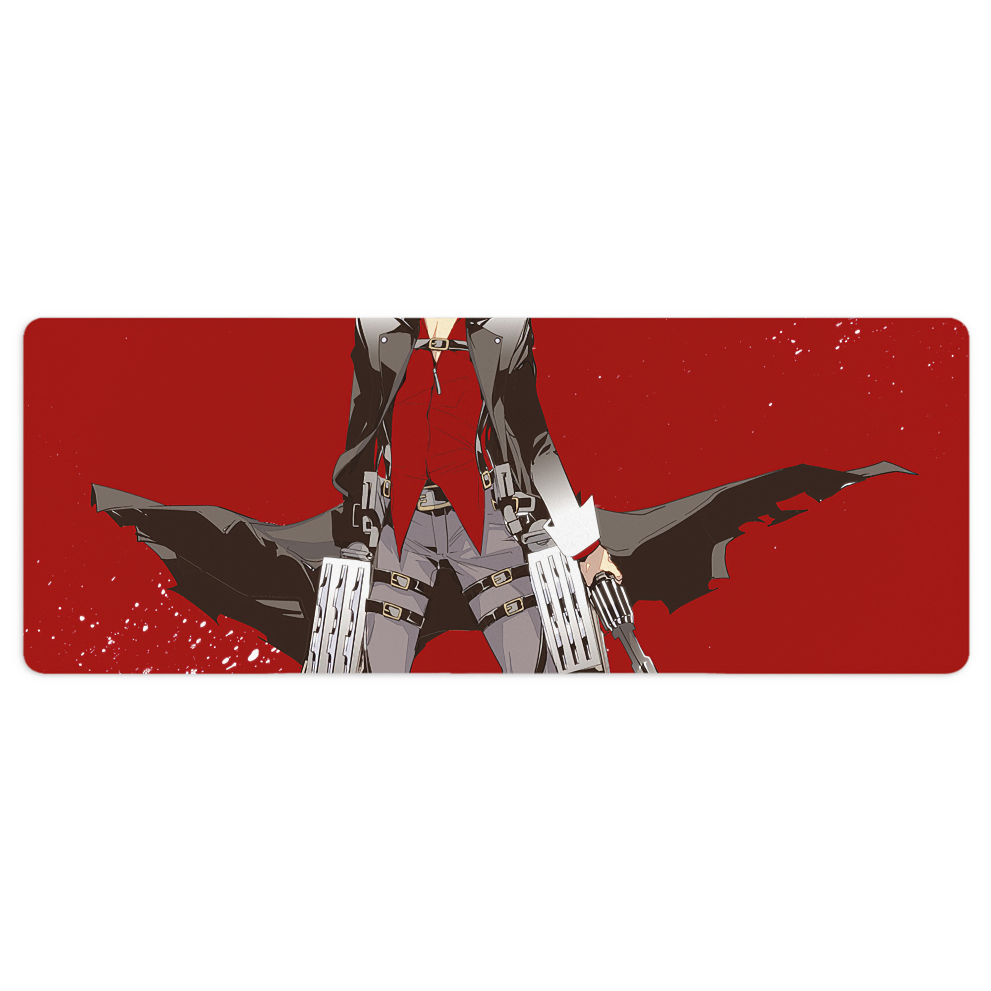 （画像用） 進撃の巨人 Attack on Titan ステッチ加工 大判デスクマット／滑り止めマウスパッド