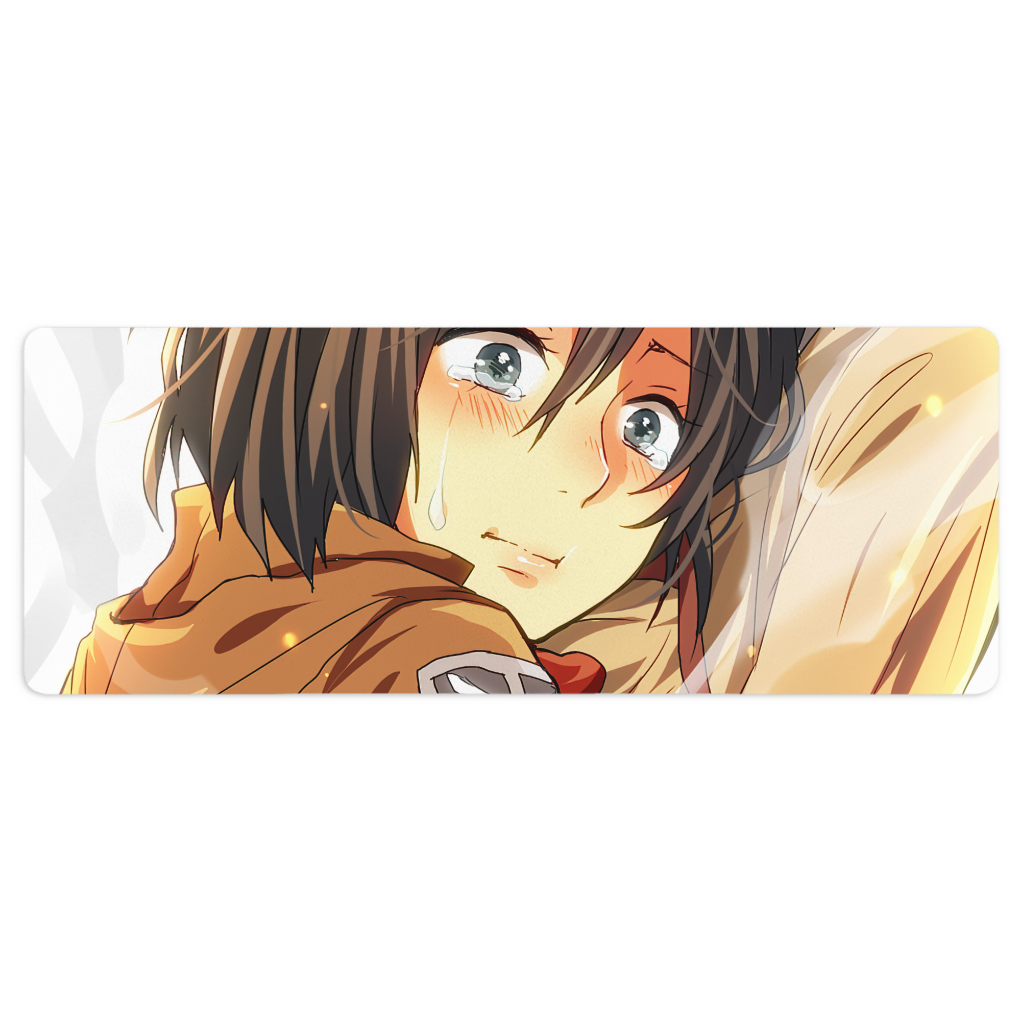 （画像用） 進撃の巨人 Attack on Titan ステッチ加工 大判デスクマット／滑り止めマウスパッド