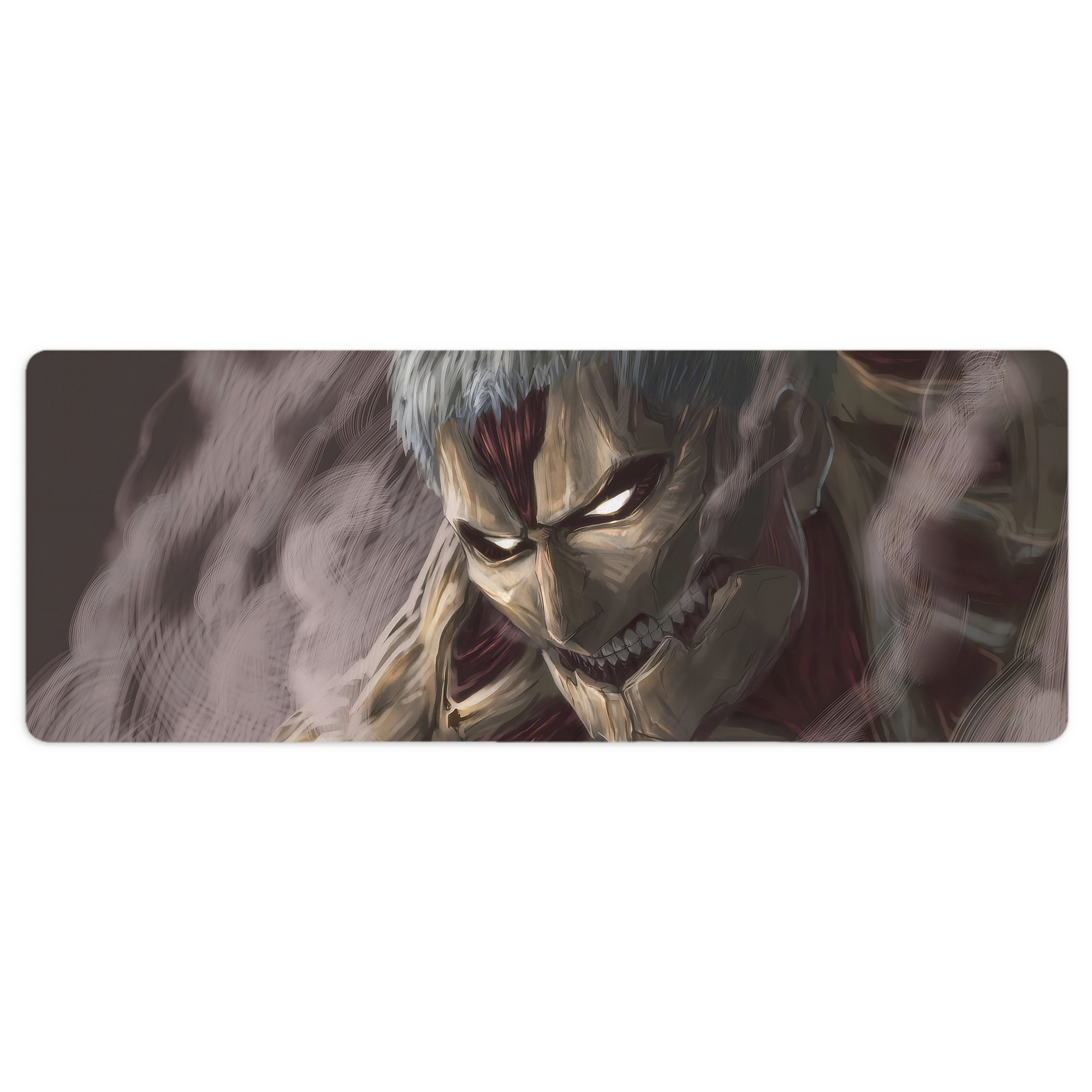 （画像用） 進撃の巨人 Attack on Titan ステッチ加工 大判デスクマット／滑り止めマウスパッド