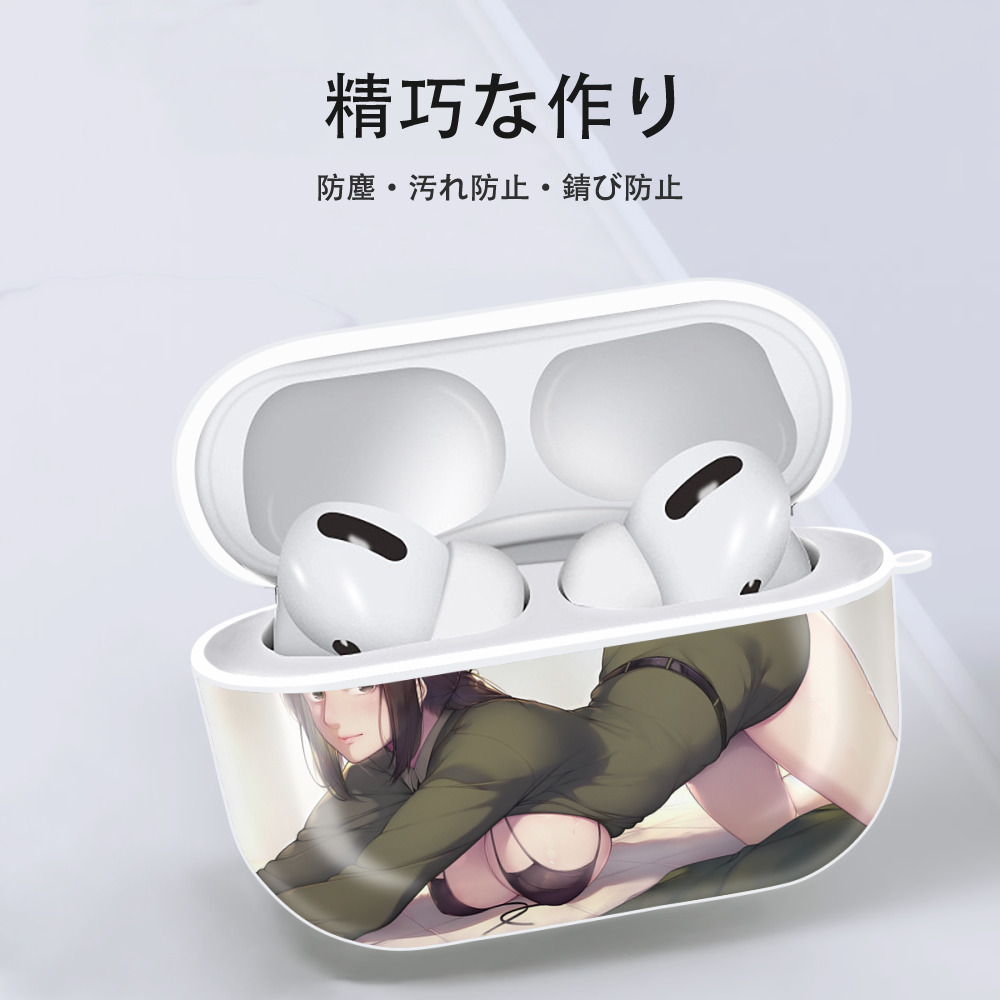 進撃の巨人 Attack on Titan 【AirPods Pro用】ハードシェル保護ケース 耐衝撃・防指紋・カラビナ付き商品仕様
