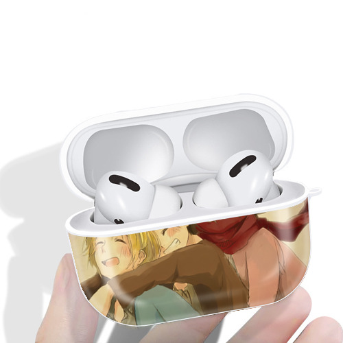 進撃の巨人 Attack on Titan 【AirPods Pro用】ハードシェル保護ケース 耐衝撃・防指紋・カラビナ付き商品仕様