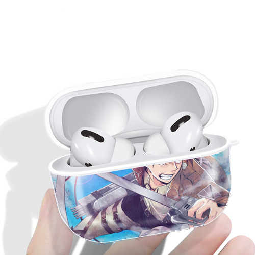 進撃の巨人 Attack on Titan 【AirPods Pro用】ハードシェル保護ケース 耐衝撃・防指紋・カラビナ付き商品仕様