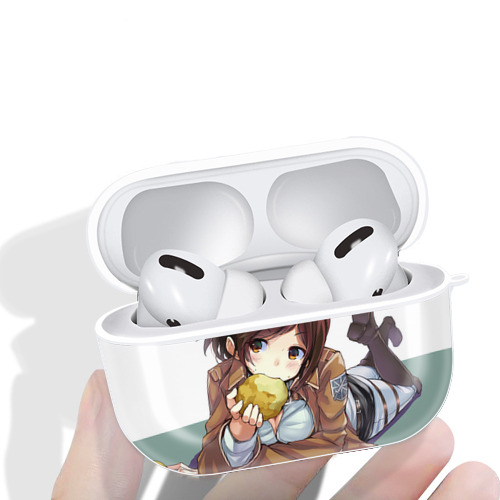 進撃の巨人 Attack on Titan 【AirPods Pro用】ハードシェル保護ケース 耐衝撃・防指紋・カラビナ付き商品仕様