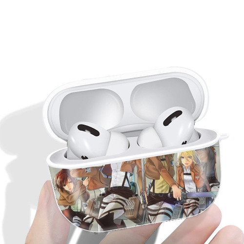 進撃の巨人 Attack on Titan 【AirPods Pro用】ハードシェル保護ケース 耐衝撃・防指紋・カラビナ付き商品仕様