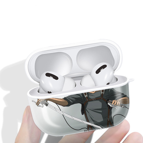 進撃の巨人 Attack on Titan 【AirPods Pro用】ハードシェル保護ケース 耐衝撃・防指紋・カラビナ付き商品仕様