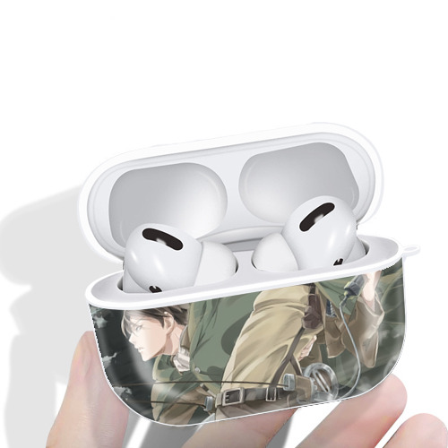 進撃の巨人 Attack on Titan 【AirPods Pro用】ハードシェル保護ケース 耐衝撃・防指紋・カラビナ付き商品仕様
