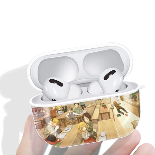 進撃の巨人 Attack on Titan 【AirPods Pro用】ハードシェル保護ケース 耐衝撃・防指紋・カラビナ付き商品仕様