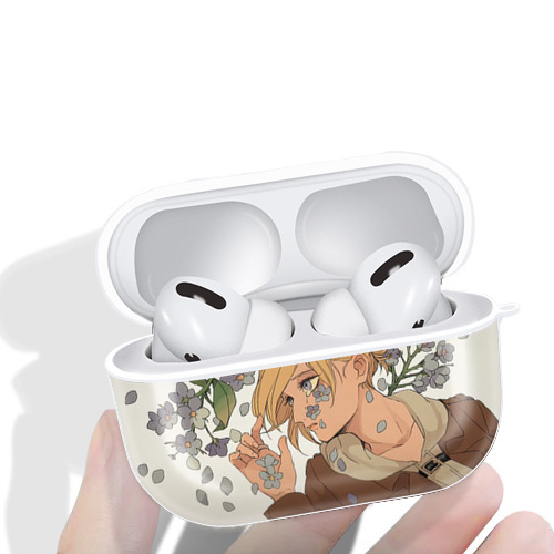 進撃の巨人 Attack on Titan 【AirPods Pro用】ハードシェル保護ケース 耐衝撃・防指紋・カラビナ付き商品仕様