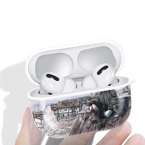 進撃の巨人 Attack on Titan 【AirPods Pro用】ハードシェル保護ケース 耐衝撃・防指紋・カラビナ付き商品仕様