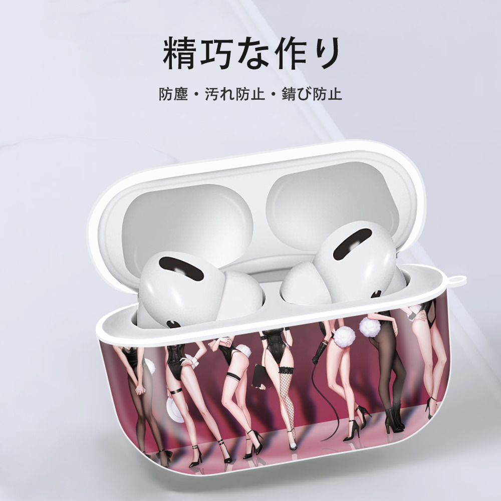 進撃の巨人 Attack on Titan 【AirPods Pro用】ハードシェル保護ケース 耐衝撃・防指紋・カラビナ付き商品仕様