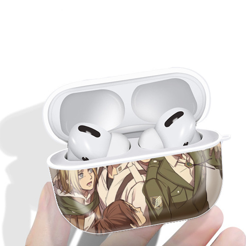 進撃の巨人 Attack on Titan 【AirPods Pro用】ハードシェル保護ケース 耐衝撃・防指紋・カラビナ付き商品仕様