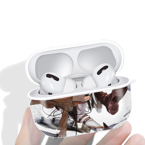 進撃の巨人 Attack on Titan 【AirPods Pro用】ハードシェル保護ケース 耐衝撃・防指紋・カラビナ付き商品仕様