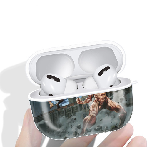 進撃の巨人 Attack on Titan 【AirPods Pro用】ハードシェル保護ケース 耐衝撃・防指紋・カラビナ付き商品仕様