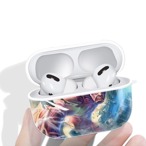 進撃の巨人 Attack on Titan 【AirPods Pro用】ハードシェル保護ケース 耐衝撃・防指紋・カラビナ付き商品仕様