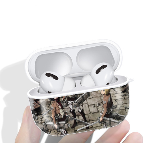 進撃の巨人 Attack on Titan 【AirPods Pro用】ハードシェル保護ケース 耐衝撃・防指紋・カラビナ付き商品仕様