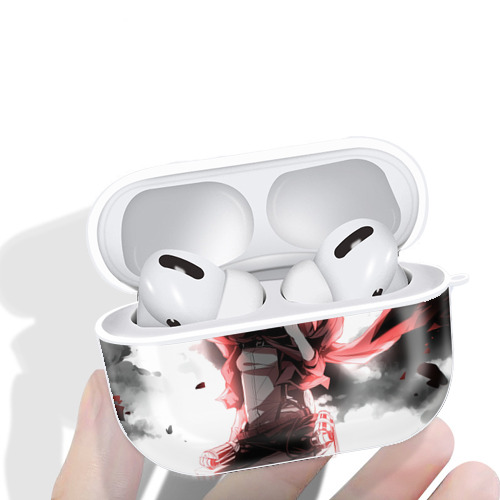 進撃の巨人 Attack on Titan 【AirPods Pro用】ハードシェル保護ケース 耐衝撃・防指紋・カラビナ付き商品仕様