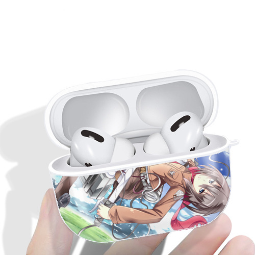 進撃の巨人 Attack on Titan 【AirPods Pro用】ハードシェル保護ケース 耐衝撃・防指紋・カラビナ付き商品仕様