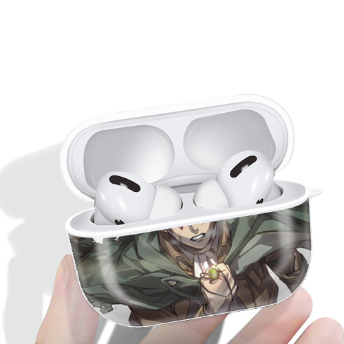 進撃の巨人 Attack on Titan 【AirPods Pro用】ハードシェル保護ケース 耐衝撃・防指紋・カラビナ付き商品仕様