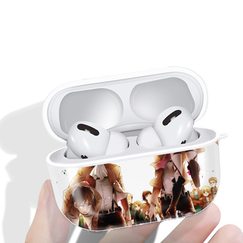 進撃の巨人 Attack on Titan 【AirPods Pro用】ハードシェル保護ケース 耐衝撃・防指紋・カラビナ付き商品仕様