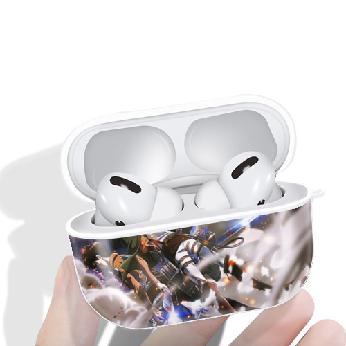 進撃の巨人 Attack on Titan 【AirPods Pro用】ハードシェル保護ケース 耐衝撃・防指紋・カラビナ付き商品仕様