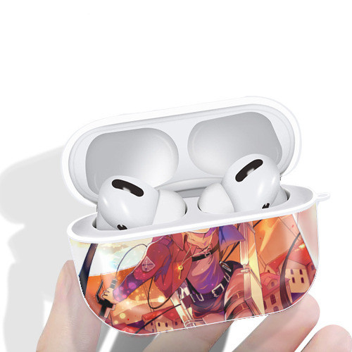 進撃の巨人 Attack on Titan 【AirPods Pro用】ハードシェル保護ケース 耐衝撃・防指紋・カラビナ付き商品仕様