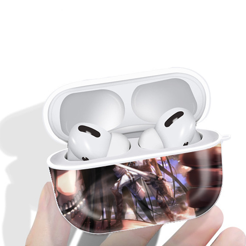 進撃の巨人 Attack on Titan 【AirPods Pro用】ハードシェル保護ケース 耐衝撃・防指紋・カラビナ付き商品仕様