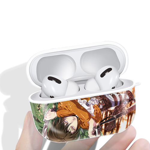 進撃の巨人 Attack on Titan 【AirPods Pro用】ハードシェル保護ケース 耐衝撃・防指紋・カラビナ付き商品仕様