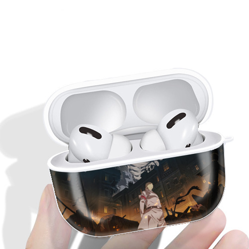 進撃の巨人 Attack on Titan 【AirPods Pro用】ハードシェル保護ケース 耐衝撃・防指紋・カラビナ付き商品仕様
