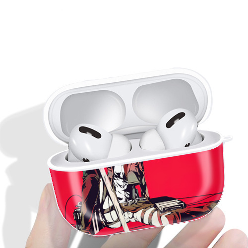 進撃の巨人 Attack on Titan 【AirPods Pro用】ハードシェル保護ケース 耐衝撃・防指紋・カラビナ付き商品仕様
