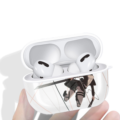進撃の巨人 Attack on Titan 【AirPods Pro用】ハードシェル保護ケース 耐衝撃・防指紋・カラビナ付き商品仕様