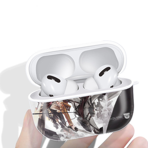 進撃の巨人 Attack on Titan 【AirPods Pro用】ハードシェル保護ケース 耐衝撃・防指紋・カラビナ付き商品仕様