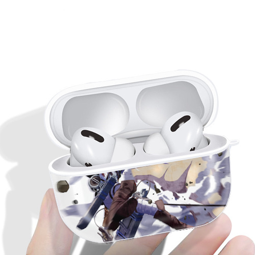 進撃の巨人 Attack on Titan 【AirPods Pro用】ハードシェル保護ケース 耐衝撃・防指紋・カラビナ付き商品仕様