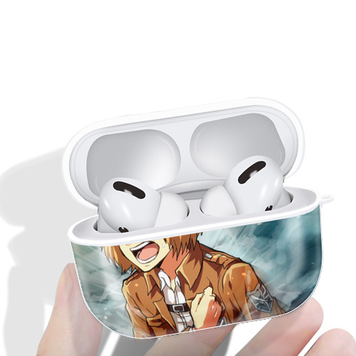 進撃の巨人 Attack on Titan 【AirPods Pro用】ハードシェル保護ケース 耐衝撃・防指紋・カラビナ付き商品仕様