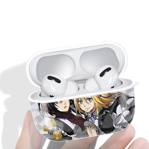 進撃の巨人 Attack on Titan 【AirPods Pro用】ハードシェル保護ケース 耐衝撃・防指紋・カラビナ付き商品仕様