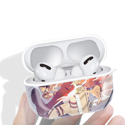 進撃の巨人 Attack on Titan 【AirPods Pro用】ハードシェル保護ケース 耐衝撃・防指紋・カラビナ付き商品仕様