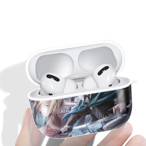 進撃の巨人 Attack on Titan 【AirPods Pro用】ハードシェル保護ケース 耐衝撃・防指紋・カラビナ付き商品仕様