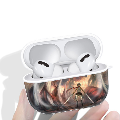 進撃の巨人 Attack on Titan 【AirPods Pro用】ハードシェル保護ケース 耐衝撃・防指紋・カラビナ付き商品仕様