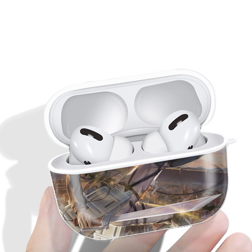 進撃の巨人 Attack on Titan 【AirPods Pro用】ハードシェル保護ケース 耐衝撃・防指紋・カラビナ付き商品仕様