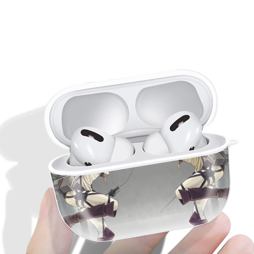 進撃の巨人 Attack on Titan 【AirPods Pro用】ハードシェル保護ケース 耐衝撃・防指紋・カラビナ付き商品仕様