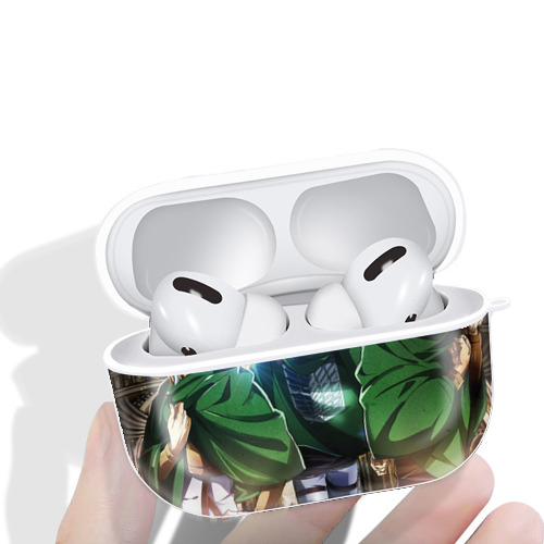 進撃の巨人 Attack on Titan 【AirPods Pro用】ハードシェル保護ケース 耐衝撃・防指紋・カラビナ付き商品仕様