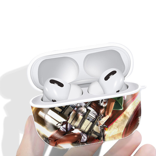進撃の巨人 Attack on Titan 【AirPods Pro用】ハードシェル保護ケース 耐衝撃・防指紋・カラビナ付き商品仕様