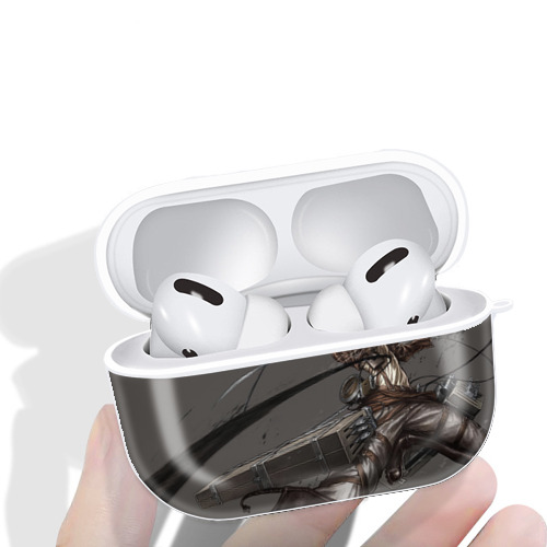 進撃の巨人 Attack on Titan 【AirPods Pro用】ハードシェル保護ケース 耐衝撃・防指紋・カラビナ付き商品仕様