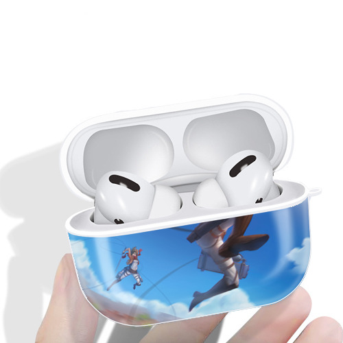 進撃の巨人 Attack on Titan 【AirPods Pro用】ハードシェル保護ケース 耐衝撃・防指紋・カラビナ付き商品仕様