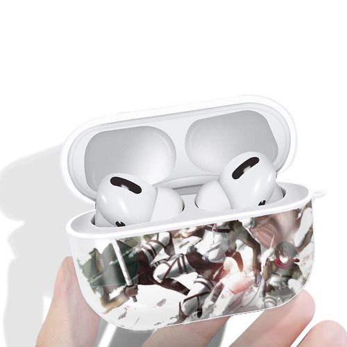 進撃の巨人 Attack on Titan 【AirPods Pro用】ハードシェル保護ケース 耐衝撃・防指紋・カラビナ付き商品仕様