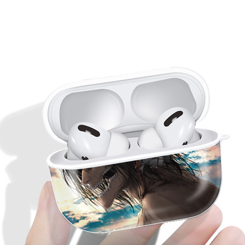 進撃の巨人 Attack on Titan 【AirPods Pro用】ハードシェル保護ケース 耐衝撃・防指紋・カラビナ付き商品仕様