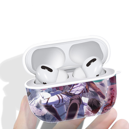 進撃の巨人 Attack on Titan 【AirPods Pro用】ハードシェル保護ケース 耐衝撃・防指紋・カラビナ付き商品仕様